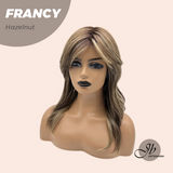 JBEXTENSION 18 Inches Hazelnut Women Fashion Full Machine Wig FRANCY HAZELNUT【PLUS PERMATEASE】【BENDY EAR TABS】