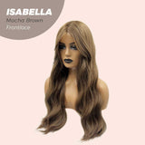 JBEXTENSION 24 Inches Mocha Brown Body Wave Pre-Cut Frontlace Wig ISABELLA