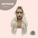 JBEXTENSION 24 Inches Body Wave Light Blonde With Dark Root Frontlace Wig MATHILDE