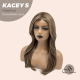 [PRE-ORDER] JBEXTENSION 20 Inches Hazelnut Pre-Cut Snowflake Lace Frontlace Glueless Wig KACEY S HAZELNUT【PERMATEASE】【BENDY EAR TABS】