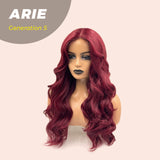 JBEXTENSION GENERATION FIVE 22 Inches Red Curly Women Wig ARIE