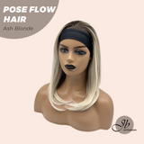 JBEXTENSION 18 Inches Ash Blonde Headband Wig POSE FLOW HAIR - ASH BLONDE