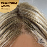 [PRE-ORDER] JBEXTENSION VERONICA MONO Full Monofilament Wig 12 Inches Blonde Wave Mono Lace Wig With Anti-slip Silicone Strips Glueless Wig Veronica Mono