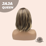 JBEXTENSION 12 Inches Hazelnut Short Women Fashion Wig With Bangs JAJA QUEEN HAZELNUT【PLUS PERMATEASE】【BENDY EAR TABS】
