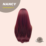JBEXTENSION GENERATION FIVE 26 Inches Red Natural Straight Women Wig NANCY G5