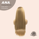 JBEXTENSION 28 Inches Honey Blonde Straight 13X6 Free Part Frontlace Glueless Wig ANA HONEY BLONDE