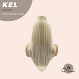 [PRE-ORDER] JBEXTENSION 22 Inches Blonde Pre-Cut Snowflake Lace Frontlace Glueless Wig KEL BLONDE