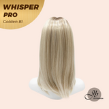 JBEXTENSION 14inch|18inch Clip-In Snowflake Lace Hair Topper Monofilament with Anti-slip Silicone Strips – Crown & Hairline Coverage WHISPER PRO