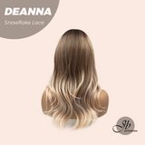 JBEXTENSION 20 Inches Apricot Pre-Cut Snowflake Lace Frontlace Glueless Wig DEANNA SNOWFLAKE【PERMATEASE】