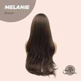 JBEXTENSION 26 Inches Cold Brown Curly Wig MELANIE BROWN
