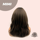 JBEXTENSION 18 Inches Cold Brown Body Wave With Full Bangs Wig MIMI