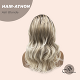 JBEXTENSION 18 Inches Curly Ash Blonde Headband Wig HAIR-ATHON - ASH BLONDE