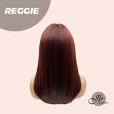JBEXTENSION 20 Inches Red Fashion Women Wig With Bangs REGGIE