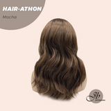 JBEXTENSION 18 Inches Curly Mocha Headband Wig HAIR-ATHON - MOCHA