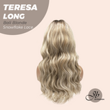 [PRE-ORDER] JBEXTENSION 22 Inches Long Bali Blonde Pre-Cut Snowflake Lace Frontlace Glueless Wig TERESA LONG BALI BLONDE【PERMATEASE】【BENDY EAR TABS】