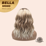 [PRE-ORDER] JBEXTENSION BELLA MONO Monofilament Handmade Wig 6X5 Full Monofilament Hand Tied Top Wig 15 Inches Peach Blonde Mono Lace Wig With Anti-slip Silicone Strips Glueless Wig BELLA MONO【BENDY EAR TABS】