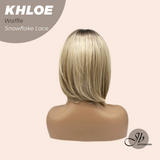 [PRE-ORDER] JBEXTENSION 12 Inches Bob Cut Waffle Pre-Cut Snowflake Lace Frontlace Glueless Wig KHLOE WAFFLE【PERMATEASE】
