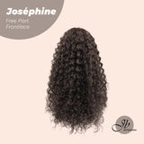 JBEXTENSION 28 Inches Extra Curly Long Free Part Frontlace Wig JOSéPHINE