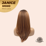 [PRE-ORDER] HOT OF SEASON -  JANICE MONO Full Monofilament Wig 20 Inches Copper Mono Lace Wig With Anti-slip Silicone Strips Glueless Wig JANICE MONO