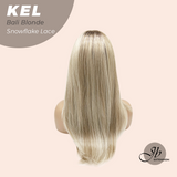 [PRE-ORDER] JBEXTENSION 22 Inches Bali Blonde Pre-Cut Snowflake Lace Frontlace Glueless Wig KEL BALI BLONDE【PERMATEASE】【BENDY EAR TABS】