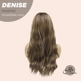 JBEXTENSION 24 Inches Hazelnut Wave Pre-Cut Snowflake Lace Frontlace Glueless Wig DENISE HAZELNUT【PERMATEASE】