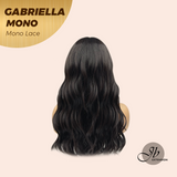 [PRE-ORDER] JBEXTENSION GABRIELLA MONO Monofilament Handmade Wig 6X5 Full Monofilament Hand Tied Top Wig 20 Inches Black Wave Mono Lace Wig With Anti-slip Silicone Strips Glueless Wig GABRIELLA MONO