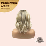 [PRE-ORDER] JBEXTENSION VERONICA MONO Full Monofilament Wig 12 Inches Blonde Wave Mono Lace Wig With Anti-slip Silicone Strips Glueless Wig Veronica Mono