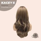 [PRE-ORDER] JBEXTENSION 20 Inches Hazelnut Pre-Cut Snowflake Lace Frontlace Glueless Wig KACEY S HAZELNUT【PERMATEASE】【BENDY EAR TABS】