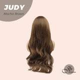 JBEXTENSION 26 Inches Long Curly Mocha Brown Wig JUDY MOCHA BROWN