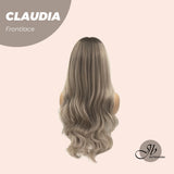 JBEXTENSION 27 Inches Blonde Curly Pre-Cut Frontlace Wig CLAUDIA