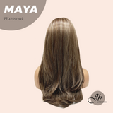 JBEXTENSION 22 Inches Hazelnut Women Fashion Full Machine Wig MAYA HAZELNUT【PLUS PERMATEASE】【BENDY EAR TABS】