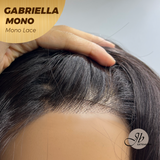 [PRE-ORDER] JBEXTENSION GABRIELLA MONO Monofilament Handmade Wig 6X5 Full Monofilament Hand Tied Top Wig 20 Inches Black Wave Mono Lace Wig With Anti-slip Silicone Strips Glueless Wig GABRIELLA MONO