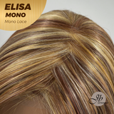 HOT OF SEASON - JBEXTENSION ELISA MONO Monofilament Handmade Wig 6X5 Full Monofilament Hand Tied Top Wig 16 Inches Crème Caramel Mono Lace Wig With Anti-slip Silicone Strips Glueless Wig ELISA MONO