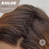 JBEXTENSION 12 Inches Bob Cut Auburn Pre-Cut Snowflake Lace Frontlace Glueless Wig KHLOE AUBURN【PERMATEASE】