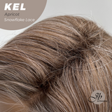 [PRE-ORDER] JBEXTENSION 22 Inches Apricot Pre-Cut Snowflake Lace Frontlace Glueless Wig KEL APRICOT【PERMATEASE】【BENDY EAR TABS】