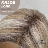 [PRE-ORDER] JBEXTENSION 18 Inches Butter Milk Pre-Cut Snowflake Lace Frontlace Glueless Wig KHLOE LONG BUTTER MILK【PERMATEASE】【BENDY EAR TABS】