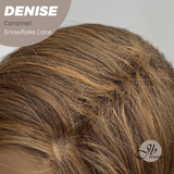 JBEXTENSION 24 Inches Caramel Wave Pre-Cut Snowflake Lace Frontlace Glueless Wig DENISE CARAMEL【PERMATEASE】