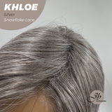 [PRE-ORDER] JBEXTENSION 12 Inches Bob Cut Silver Pre-Cut Snowflake Lace Frontlace Glueless Wig KHLOE SILVER