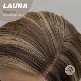 [PRE-ORDER] JBEXTENSION 14 Inches Hazelnut Pre-Cut Side Part Snowflake Lace Frontlace Glueless Wig LAURA SNOWFLAKE HAZELNUT【BENDY EAR TABS】