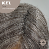 [PRE-ORDER] JBEXTENSION 22 Inches Grey Pre-Cut Snowflake Lace Frontlace Glueless Wig KEL GREY