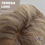 JBEXTENSION 22 Inches Long Blonde Pre-Cut Snowflake Lace Frontlace Glueless Wig TERESA LONG BLONDE【PERMATEASE】【BENDY EAR TABS】
