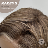 [PRE-ORDER] JBEXTENSION 20 Inches Hazelnut Pre-Cut Snowflake Lace Frontlace Glueless Wig KACEY S HAZELNUT【PERMATEASE】【BENDY EAR TABS】