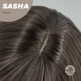 JBEXTENSION 14 Inches Short Hair Silver Body Wave Wig SASHA SILVER