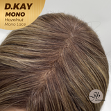[PRE-ORDER] JBEXTENSION D.KAY MONO Partial Monofilament Wig 18 Inches Hazelnut Partial Mono Lace Glueless Women Fashion Wig D.KAY MONO HAZELNUT【BENDY EAR TABS】