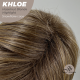 HOT OF SEASON - 12 Inches Bob Cut Hazelnut Blonde Highlight Pre-Cut Snowflake Lace Frontlace Glueless Wig KHLOE HAZELNUT BLONDE HIGHLIGHT【PERMATEASE】