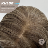JBEXTENSION 12 Inches Bob Cut Bright Hazelnut Pre-Cut 13X6 Free Part Snowflake Lace Frontlace Glueless Wig KHLOE PRO - BRIGHT HAZELNUT【BENDY EAR TABS】