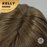 JBEXTENSION KELLY MONO Full Monofilament Wig 22 Inches Blonde Color Wolf Cut Full Mono Lace Wig KELLY MONO