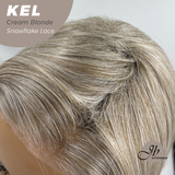 [PRE-ORDER] JBEXTENSION 22 Inches Cream Blonde Pre-Cut Snowflake Lace Frontlace Glueless Wig KEL CREAM BLONDE【PERMATEASE】