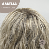 JBEXTENSION 13 Inches Deep Curly Blonde Pre-Cut Snowflake Lace Frontlace Glueless Wig AMELIA【PERMATEASE】