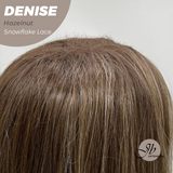 JBEXTENSION 24 Inches Hazelnut Wave Pre-Cut Snowflake Lace Frontlace Glueless Wig DENISE HAZELNUT【PERMATEASE】